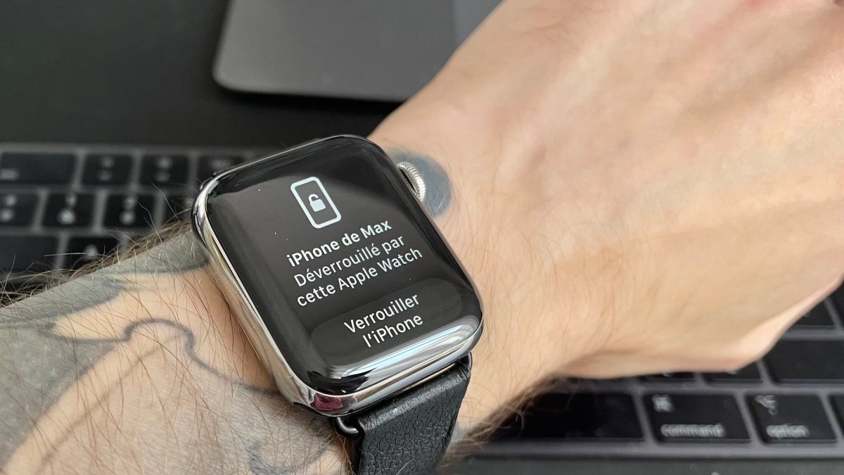 Face ID et Apple Watch // Source : Maxime Claudel pour Numerama Face ID et Apple Watch // Source : Maxime Claudel pour Numerama