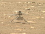 Ingenuity sur Mars. // Source : NASA/JPL-Caltech/ASU (photo recadrée)
