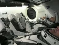 L'équipage installé. // Source : Nasa/SpaceX
