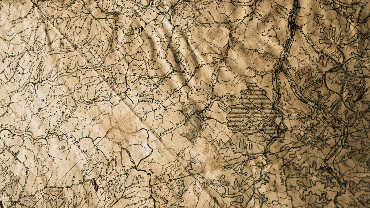 Une carte // Source : Nik Shuliahin / Unsplash Une carte // Source : Nik Shuliahin / Unsplash