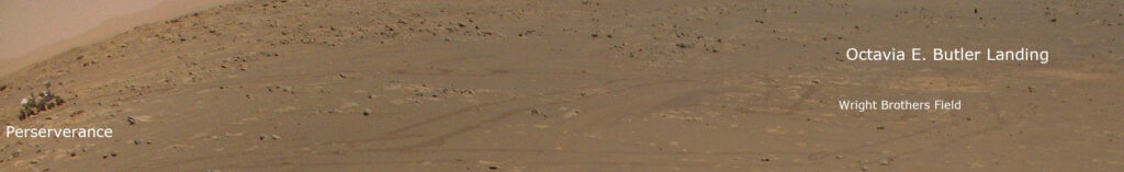 Version annotée. // Source : NASA/JPL-Caltech (photo recadrée) Version annotée. // Source : NASA/JPL-Caltech (photo recadrée)