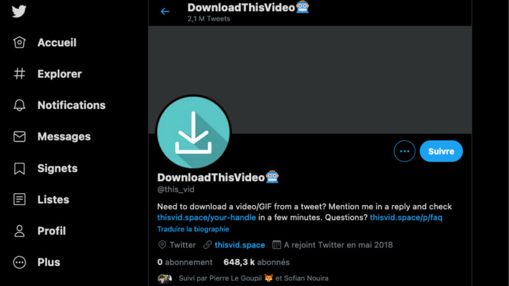 This_Vid vous permet de facilement télécharger des vidéos // Source : Capture d'écran Numerama This_Vid vous permet de facilement télécharger des vidéos // Source : Capture d'écran Numerama