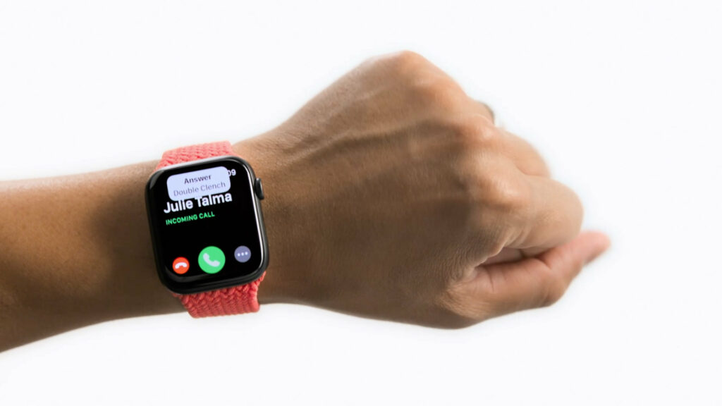 L'apple Watch détectera les mouvements des muscles et des tendons // Source : Apple L'apple Watch détectera les mouvements des muscles et des tendons // Source : Apple