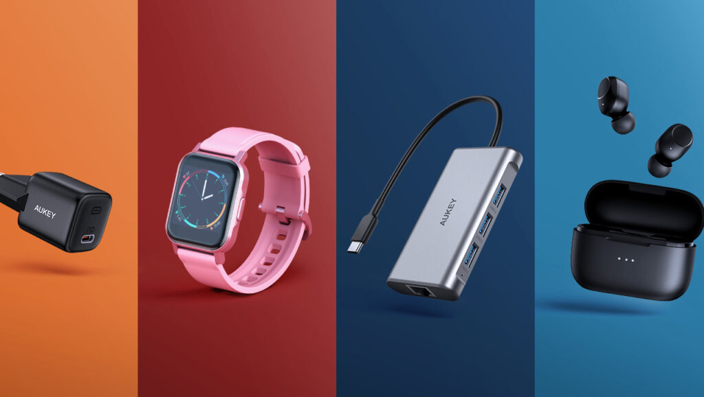 Quelques accessoires Aukey // Source : Aukey Quelques accessoires Aukey // Source : Aukey