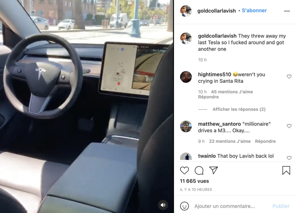 Une publication du même homme sur Instagram, après sa sortie du poste // Source : Instagram Une publication du même homme sur Instagram, après sa sortie du poste // Source : Instagram
