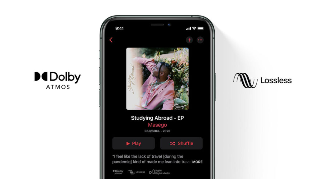 Apple Music avec Dolby Atmos // Source : Apple Apple Music avec Dolby Atmos // Source : Apple