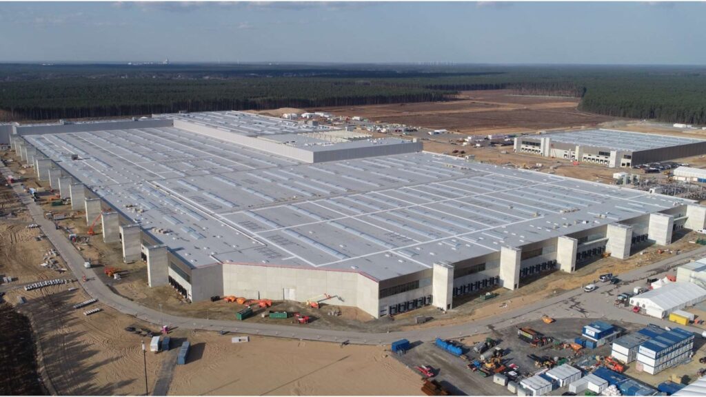 Gigafactory 4 à Berlin // Source : Apple Gigafactory 4 à Berlin // Source : Apple