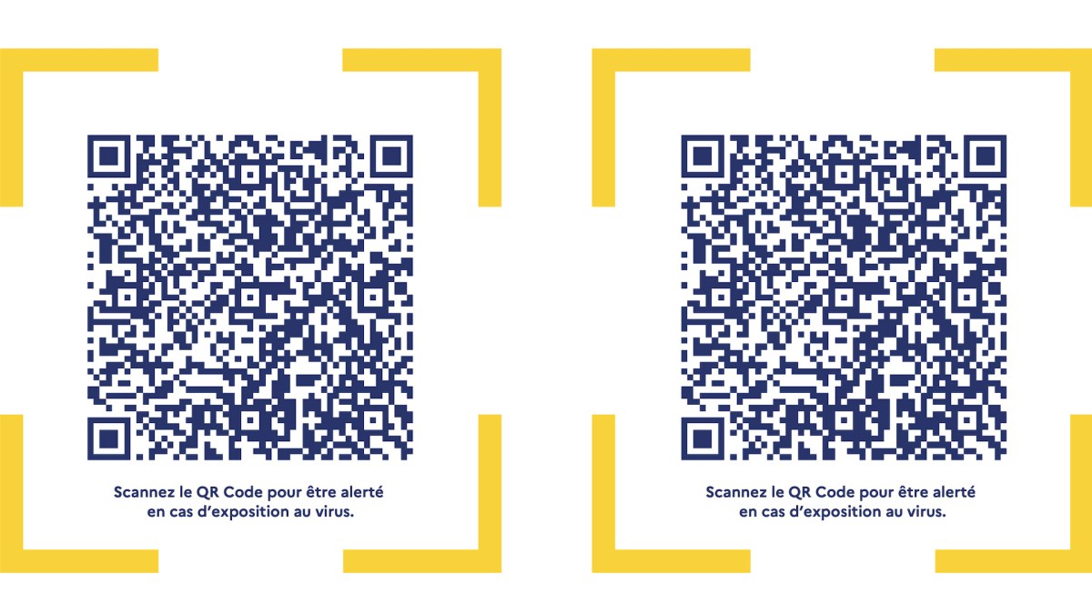 Scannez le QR code pour entrer dans la discothèque Numerama // Source : TousAntiCovid Scannez le QR code pour entrer dans la discothèque Numerama // Source : TousAntiCovid