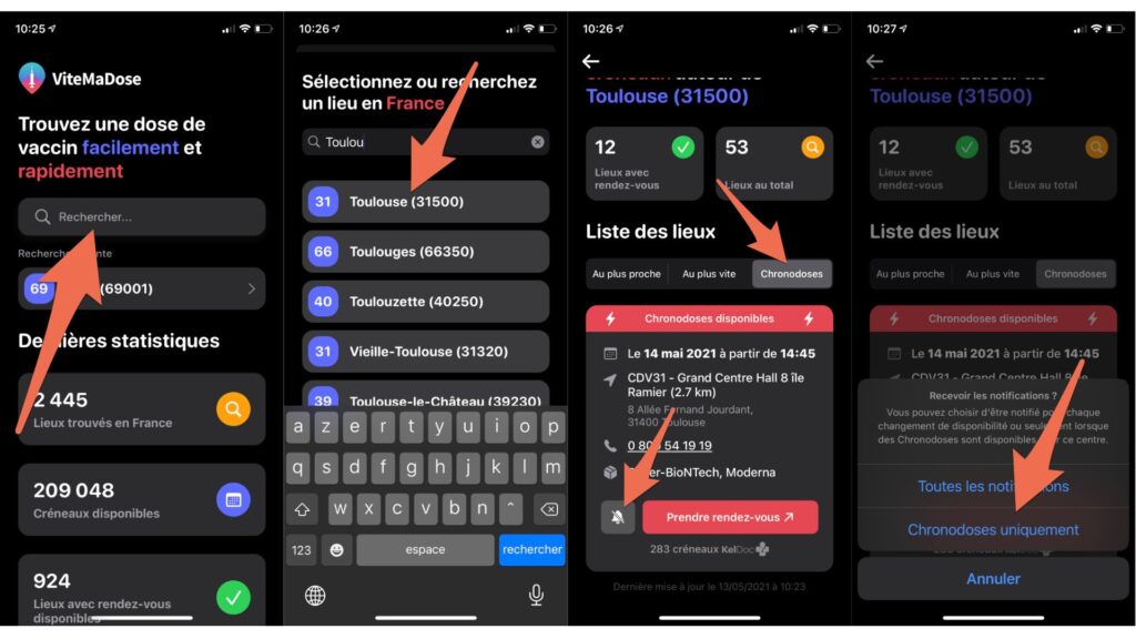 La marche à suivre sur iOS // Source : Capture d'écran La marche à suivre sur iOS // Source : Capture d'écran