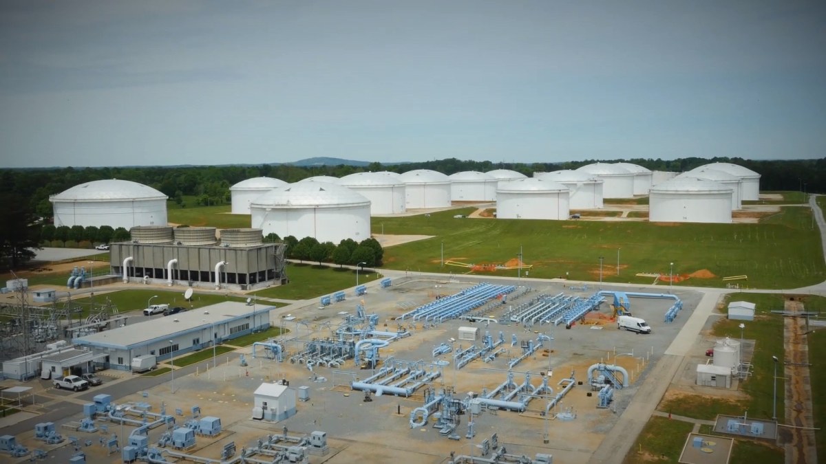 Un des sites de Colonial Pipeline. // Source : YouTube Un des sites de Colonial Pipeline. // Source : YouTube