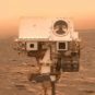 Curiosity. // Source : NASA/JPL-Caltech/MSSS (photo recadrée) Curiosity. // Source : NASA/JPL-Caltech/MSSS (photo recadrée)