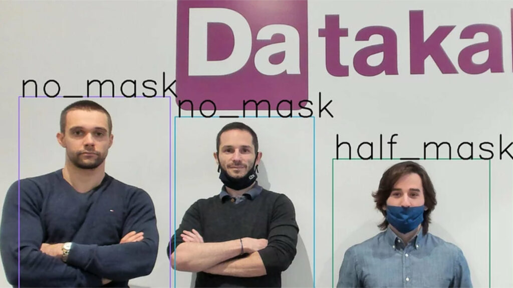 L'intelligence artificielle de Datakalab en action // Source : Datakalab L'intelligence artificielle de Datakalab en action // Source : Datakalab