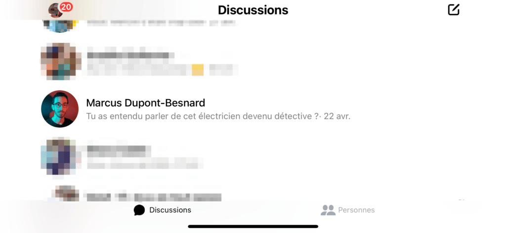 Basculez votre smartphone à l'horizontale pour voir un peu plus de mots du message sans avoir à l'ouvrir Basculez votre smartphone à l'horizontale pour voir un peu plus de mots du message sans avoir à l'ouvrir