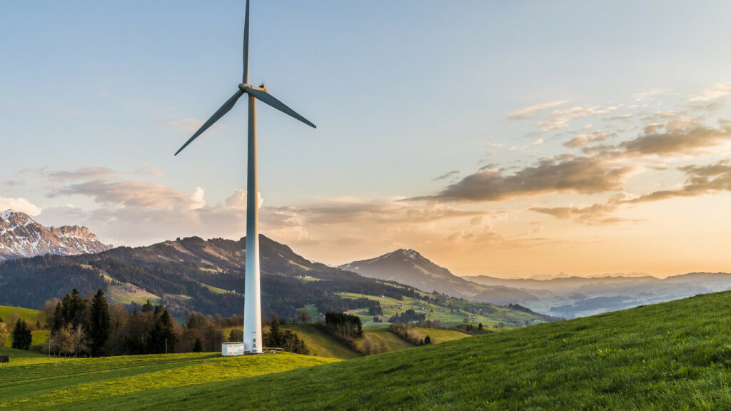Paysage avec éolienne // Source : TeeFarm / Pixabay Paysage avec éolienne // Source : TeeFarm / Pixabay