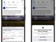 Facebook article presse