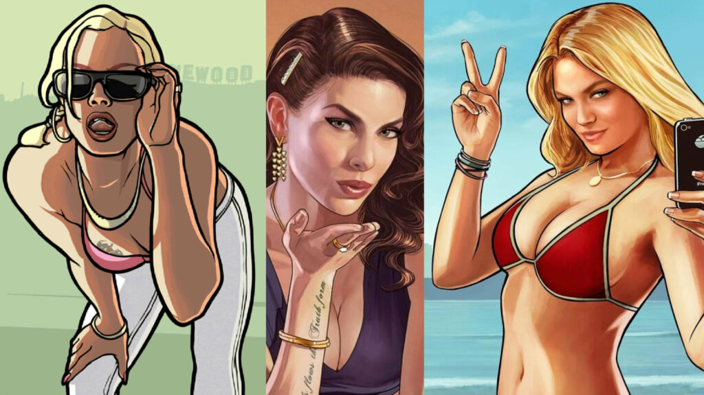 Quelques unes des illustrations présentes durant les temps de chargemenyts de GTA // Source : Rockstar Games Quelques unes des illustrations présentes durant les temps de chargemenyts de GTA // Source : Rockstar Games