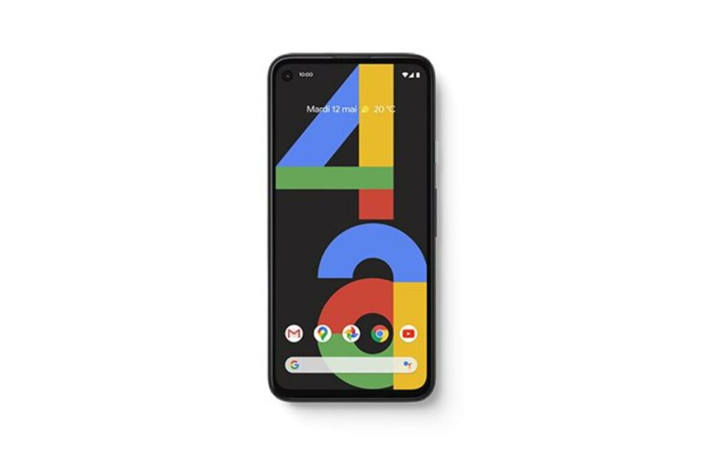 Google Pixel 4a de face Google Pixel 4a de face
