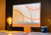 L’iMac M1 2021 par Apple // Source : Louise Audry pour Numerama L’iMac M1 2021 par Apple // Source : Louise Audry pour Numerama