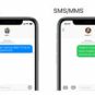 Sur iPhone, Apple affiche les iMessage en bleu et les SMS en vert. Cela discrimine les utilisateurs d'Android selon Google. // Source : Apple Sur iPhone, Apple affiche les iMessage en bleu et les SMS en vert. Cela discrimine les utilisateurs d'Android selon Google. // Source : Apple