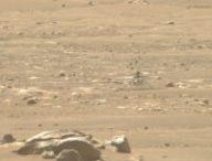 Ingenuity sur Mars le 5 mai 2021. // Source : NASA/JPL-Caltech/ASU Ingenuity sur Mars le 5 mai 2021. // Source : NASA/JPL-Caltech/ASU