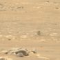 Ingenuity sur Mars le 7 mai 2021. // Source : NASA/JPL-Caltech/ASU (photo recadrée)
