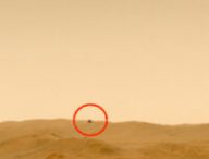 Ingenuity pendant son cinquième vol sur Mars. // Source : NASA/JPL-Caltech Ingenuity pendant son cinquième vol sur Mars. // Source : NASA/JPL-Caltech