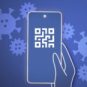 Un smartphone avec un QR Code // Source : Numerama/Melvyn Dadure Un smartphone avec un QR Code // Source : Numerama/Melvyn Dadure