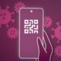 Un smartphone avec un QR Code // Source : Numerama/Melvyn Dadure Un smartphone avec un QR Code // Source : Numerama/Melvyn Dadure