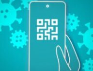 Un smartphone avec un QR Code // Source : Numerama/Melvyn Dadure Un smartphone avec un QR Code // Source : Numerama/Melvyn Dadure