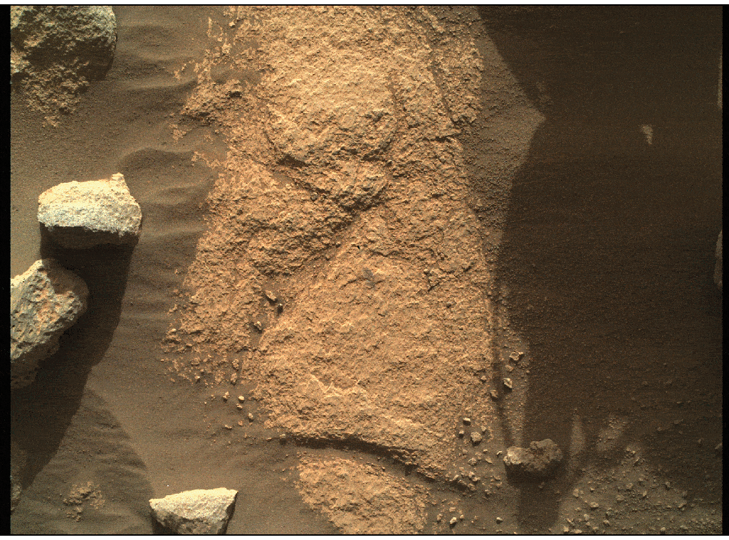 La surface de Mars observée avec WATSON. // Source : NASA/JPL-Caltech/MSSS La surface de Mars observée avec WATSON. // Source : NASA/JPL-Caltech/MSSS