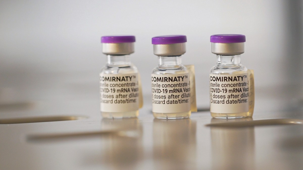 Vaccin Pfizer-BioNTech. // Source : Flickr/CC/Covid-19 vaccination (photo recadrée) Vaccin Pfizer-BioNTech. // Source : Flickr/CC/Covid-19 vaccination (photo recadrée)