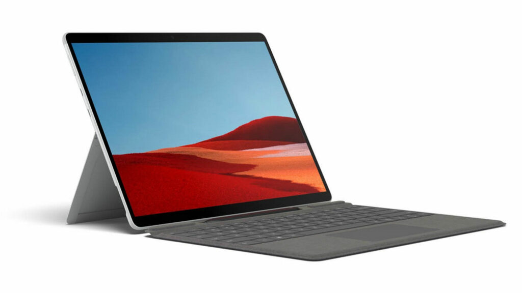 La Surface Pro X est l'un des rares PC Windows à tourner grâce à une puce ARM // Source : Microsoft La Surface Pro X est l'un des rares PC Windows à tourner grâce à une puce ARM // Source : Microsoft