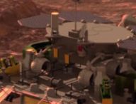 Vue d'artiste du rover de la mission Tianwen-1. // Source : Capture d'écran YouTube AFP Vue d'artiste du rover de la mission Tianwen-1. // Source : Capture d'écran YouTube AFP