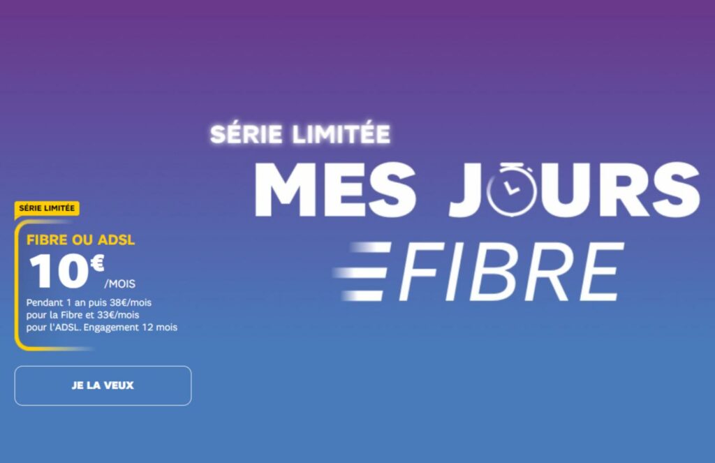SFR Fibre ADSL 10 euros SFR Fibre ADSL 10 euros