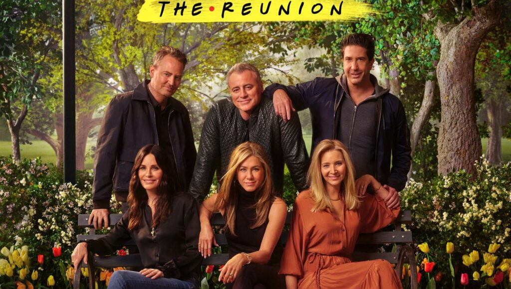 L'affiche de l'épisode "Réunion" de Friends // Source : HBO L'affiche de l'épisode "Réunion" de Friends // Source : HBO