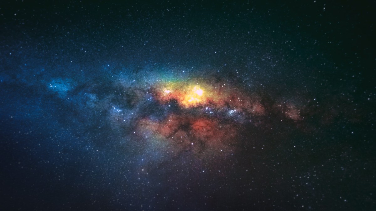 Galaxie. // Source : Unplash/Shot by Cerqueira (image recadrée) Galaxie. // Source : Unplash/Shot by Cerqueira (image recadrée)