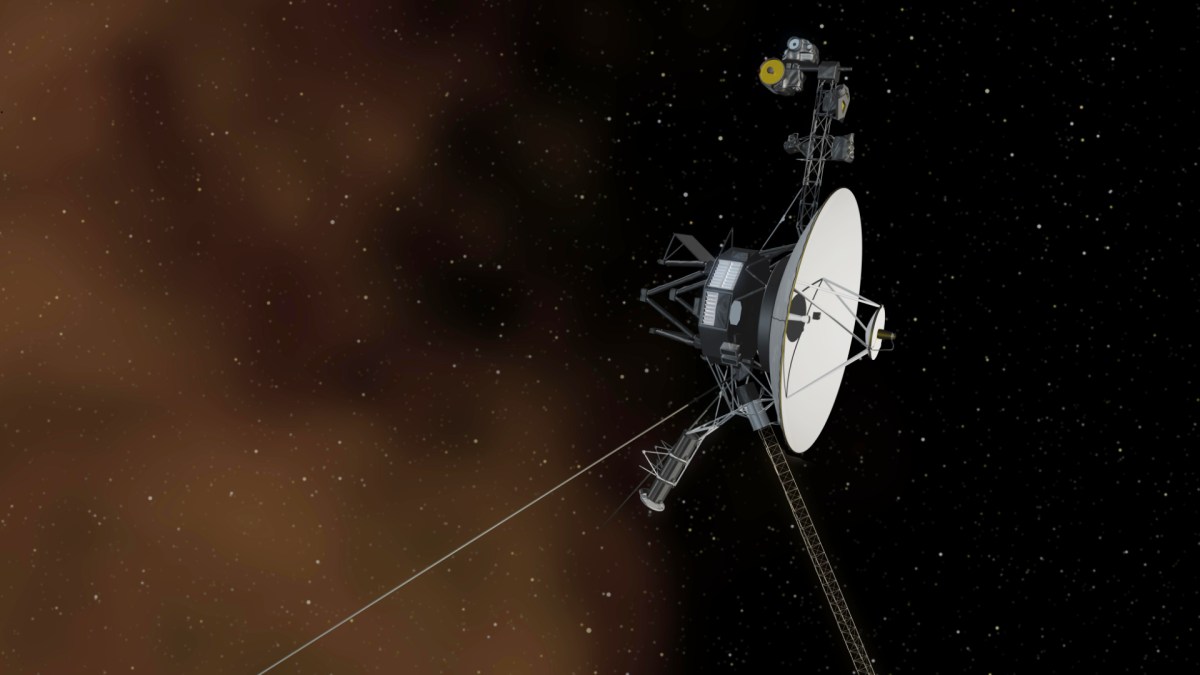 Vue d'artiste de Voyager 1. // Source : NASA/JPL-Caltech Vue d'artiste de Voyager 1. // Source : NASA/JPL-Caltech