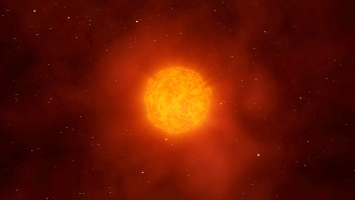Vue d'artiste de Bételgeuse. // Source : ESO/L. Calçada Vue d'artiste de Bételgeuse. // Source : ESO/L. Calçada