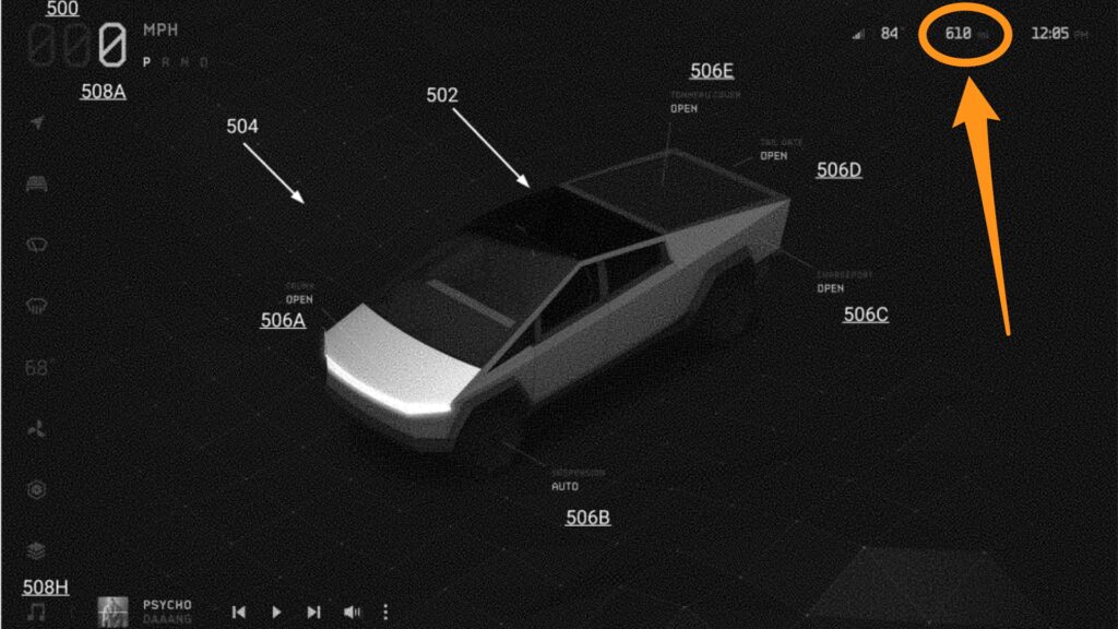 Plus d'autonomie pour le Cybertruck de Tesla ? // Source : Electrek Plus d'autonomie pour le Cybertruck de Tesla ? // Source : Electrek