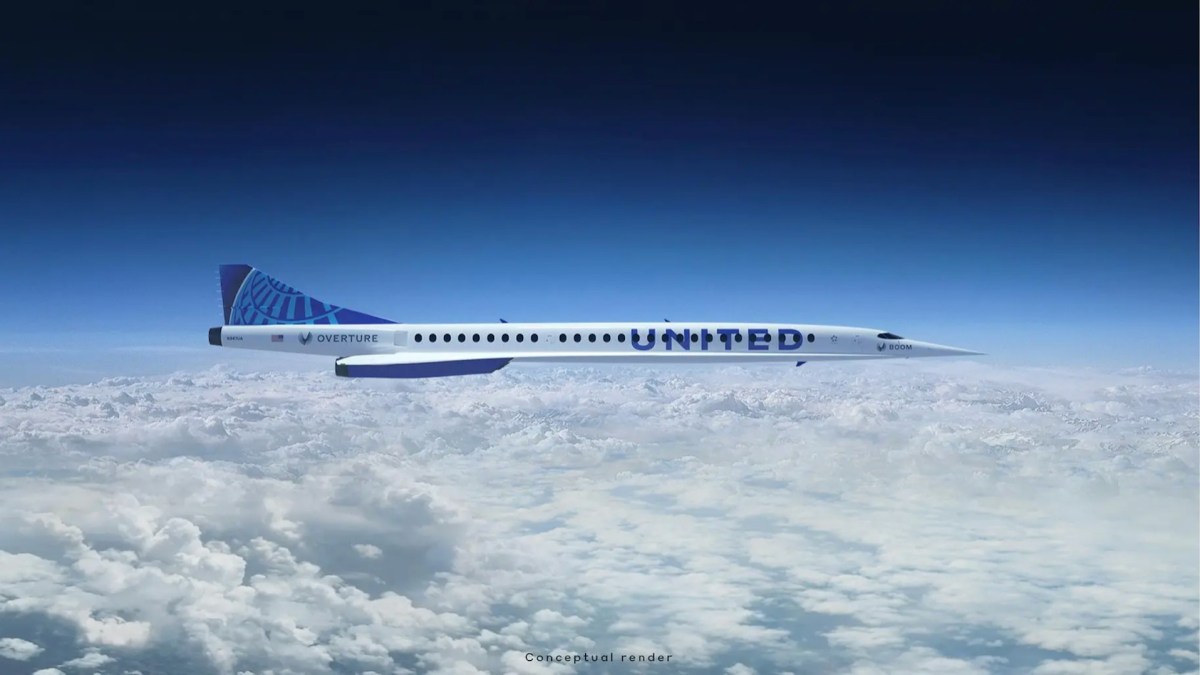 Avion supersonique Overture // Source : United Airlines Avion supersonique Overture // Source : United Airlines