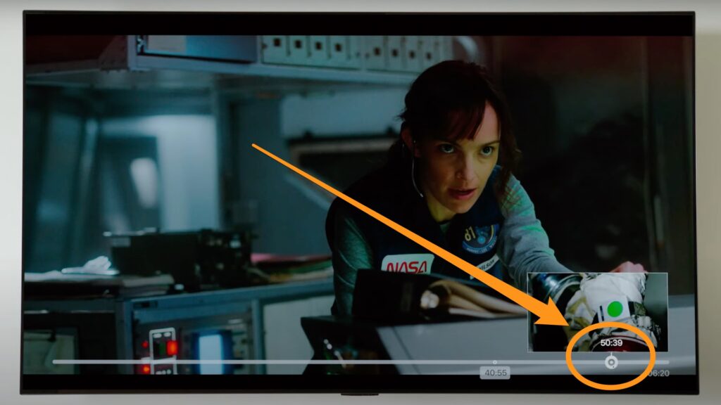La navigation avec la Siri Remote // Source : Apple La navigation avec la Siri Remote // Source : Apple
