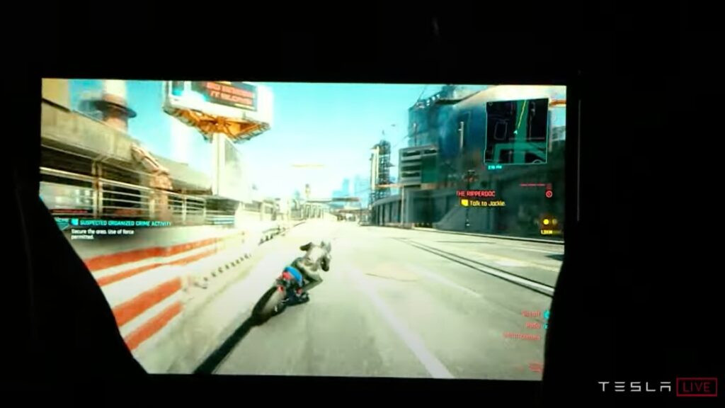 Présentation Tesla Model S Plaid // Source : Capture YouTube