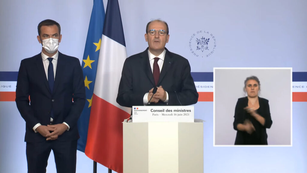 La conférence de Jean Castex le 16 juin 2020 // Source : Gouvernement La conférence de Jean Castex le 16 juin 2020 // Source : Gouvernement