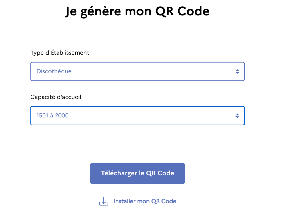 En trois clics, nous avons créé le QR code de la discothèque Numerama // Source : Capture d'écran Numerama En trois clics, nous avons créé le QR code de la discothèque Numerama // Source : Capture d'écran Numerama