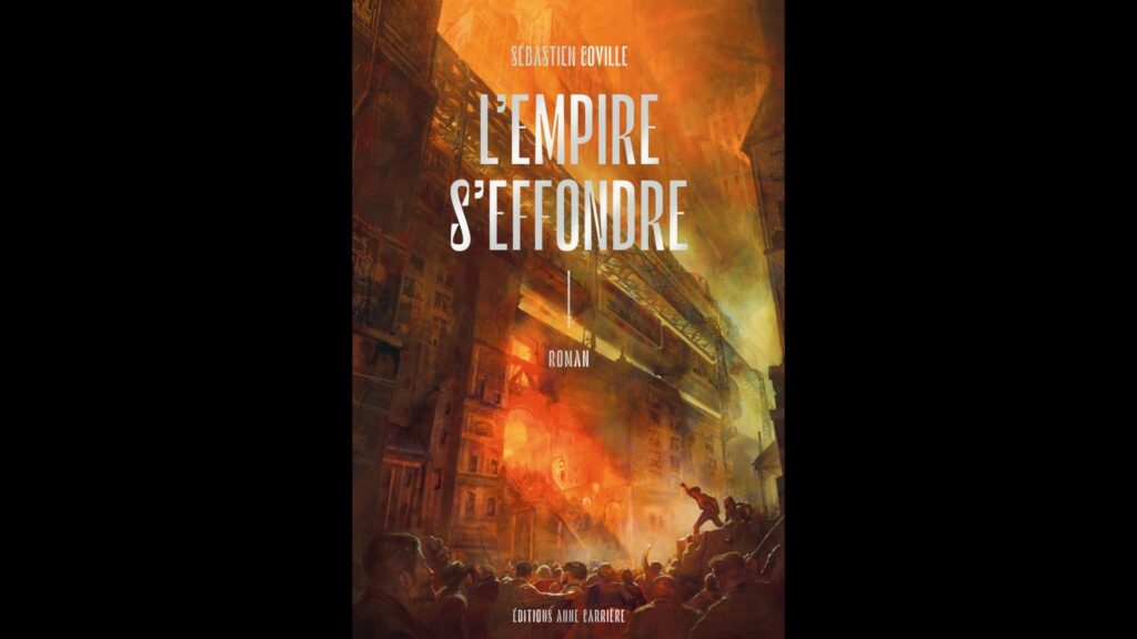 Couverture (sublime) de L'Empire s'effondre. // Source : Marc Simonetti Couverture (sublime) de L'Empire s'effondre. // Source : Marc Simonetti