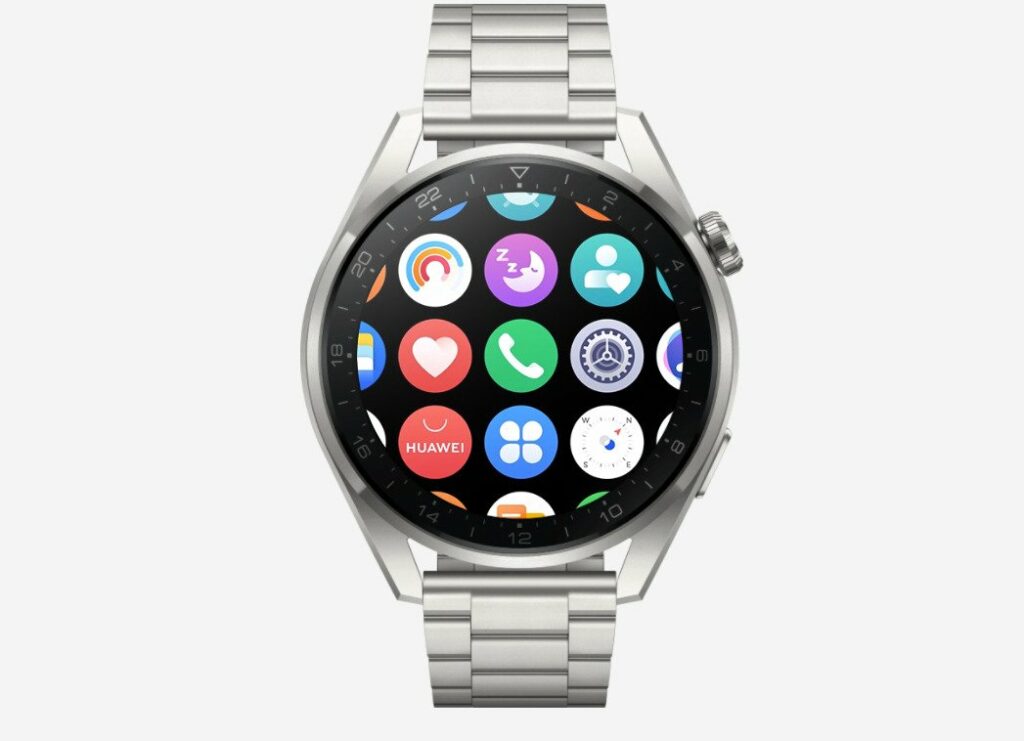 La nouvelle grille d'application de la Huawei Watch 3, sous HarmonyOS. La nouvelle grille d'application de la Huawei Watch 3, sous HarmonyOS.