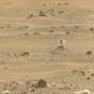 Ingenuity sur Mars le 6 juin 2021. // Source : NASA/JPL-Caltech/ASU/MSSS (photo recadrée) Ingenuity sur Mars le 6 juin 2021. // Source : NASA/JPL-Caltech/ASU/MSSS (photo recadrée)