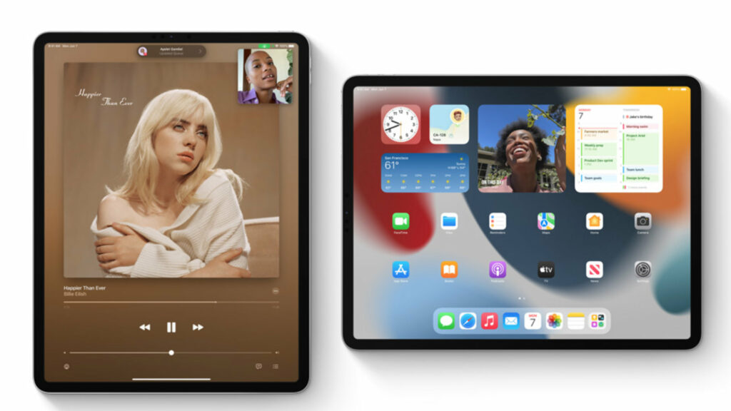 iPadOS 15 a aussi le droit à des nouveautés // Source : Apple iPadOS 15 a aussi le droit à des nouveautés // Source : Apple