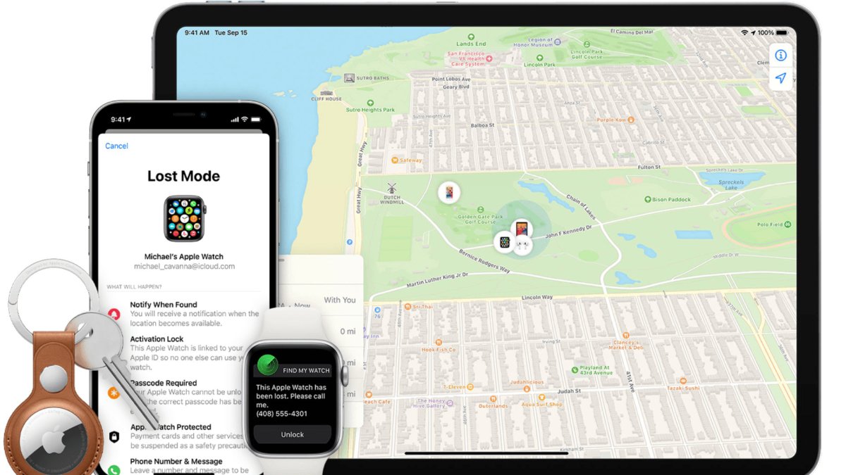 L'idée de Google viendrait concurrencer le réseau «Localiser » d'Apple // Source : Apple L'idée de Google viendrait concurrencer le réseau «Localiser » d'Apple // Source : Apple
