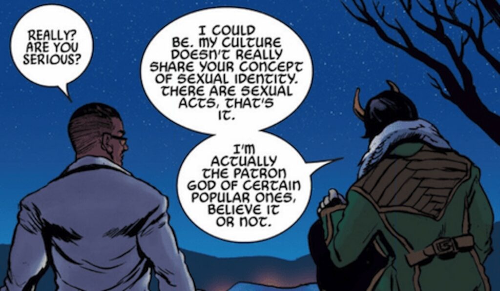 Capture d'écran de Loki dans Young Avengers // Source : tor.com Capture d'écran de Loki dans Young Avengers // Source : tor.com